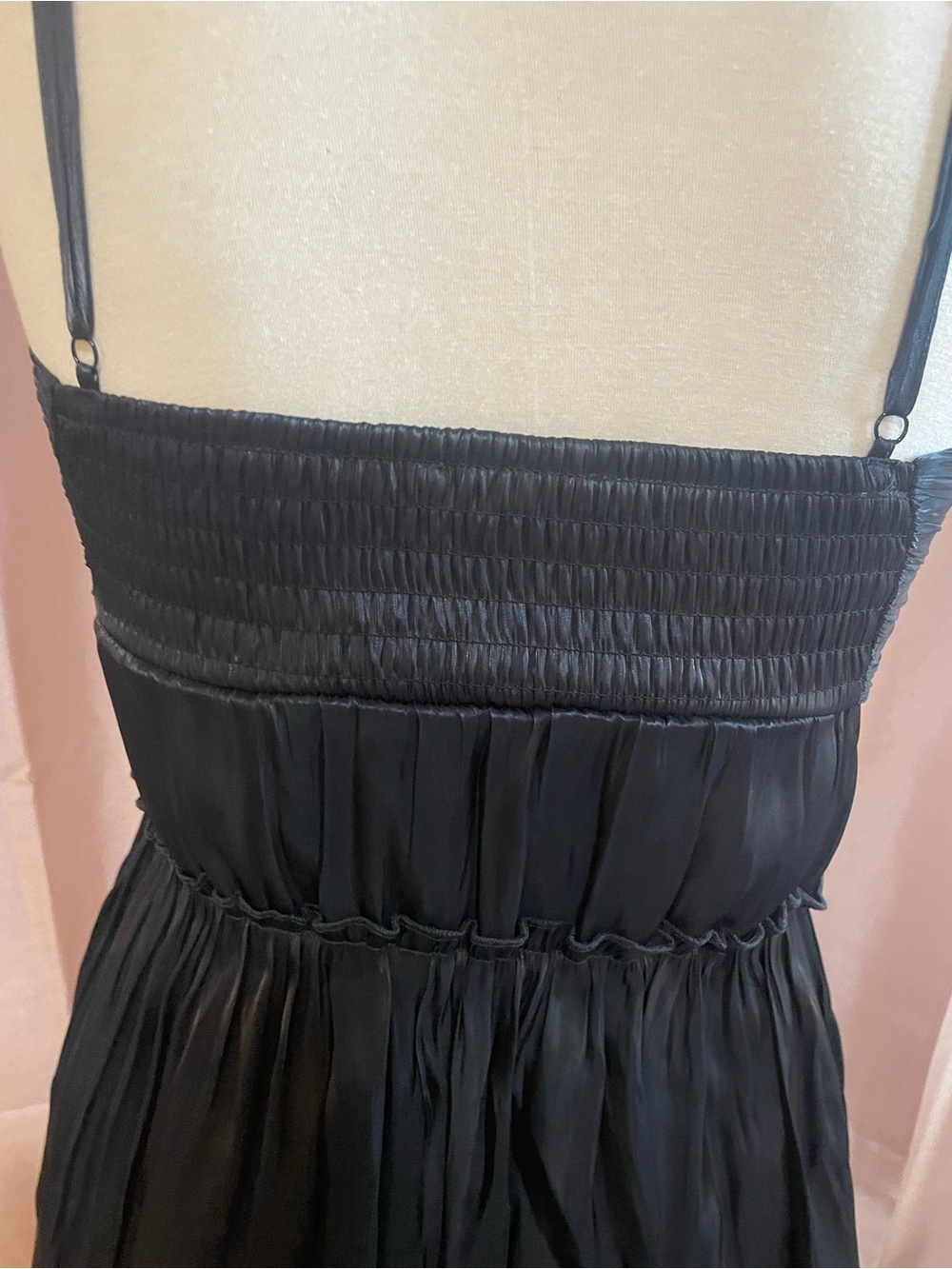 Steve Madden Black Spaghetti Strap Maxi Dress - Picture 5 of 12